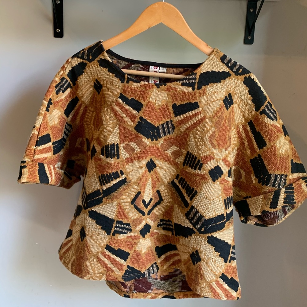 Anthropologie Dolan Tapestry Top